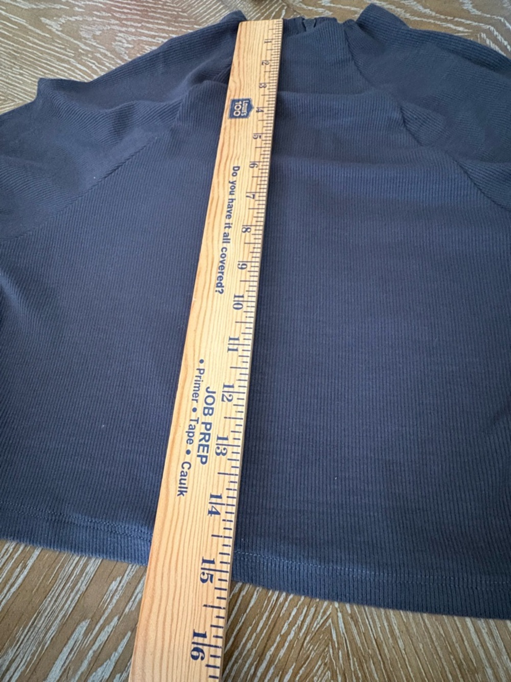 JOAH BROWN Crop Zip Long Sleeve Size M/L Grayish/Blue Color - Picture 7 of 8